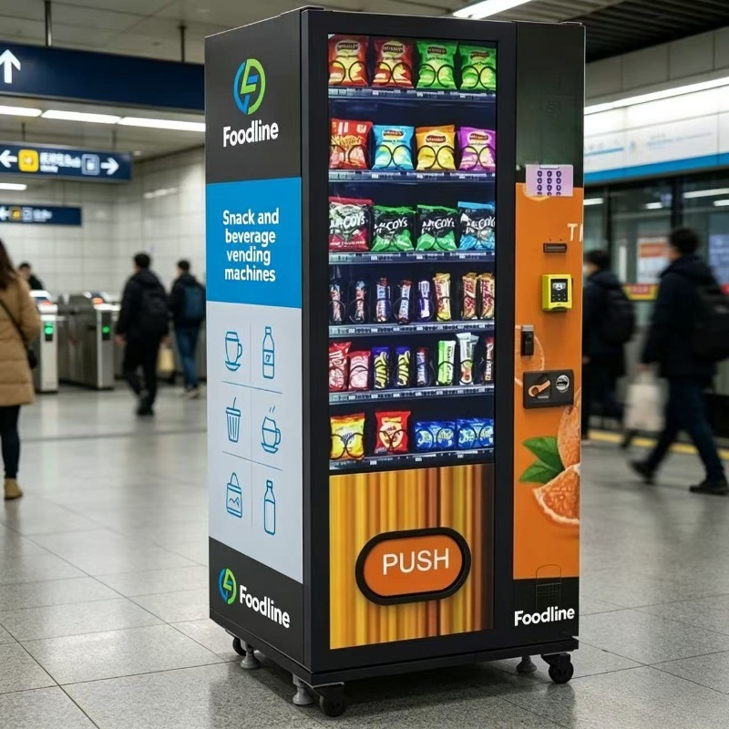 Food Snacks Vending Machine - ตู้จำหน่ายสินค้าอัตโนมัติแบบปรับแต่งได้สำหรับอาหารว่างและเครื่องดื่มเพื่อสุขภาพแบบเย็น