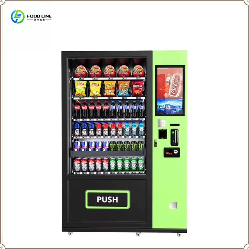 Food Snacks Vending Machine - ตู้จำหน่ายสินค้าอัตโนมัติอัจฉริยะสำหรับอาหารและเครื่องดื่ม ตู้จำหน่ายขนมแบบหน้าจอสัมผัส FL ปรับแต่งได้