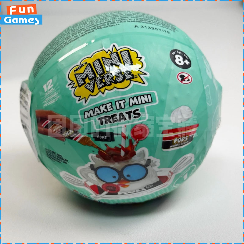 Food Snacks Box - ของเล่น MGA มินิเวิร์ส มินิไบน์ดบอล ของเล่นฮาโลวีน ของเล่นบ้านจำลอง