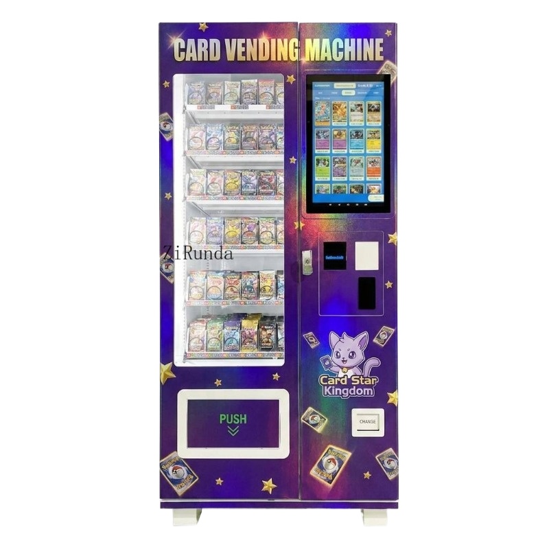 Food Snacks Vending Machine - ผลิตภัณฑ์ความงาม, ตู้จำหน่ายสินค้าอัตโนมัติ, หน้าจอสัมผัสขนาดใหญ่, อาหารและขนม, ระบบชำระเงินด้วยบัตรเครดิตที่ตรวจสอบอายุ