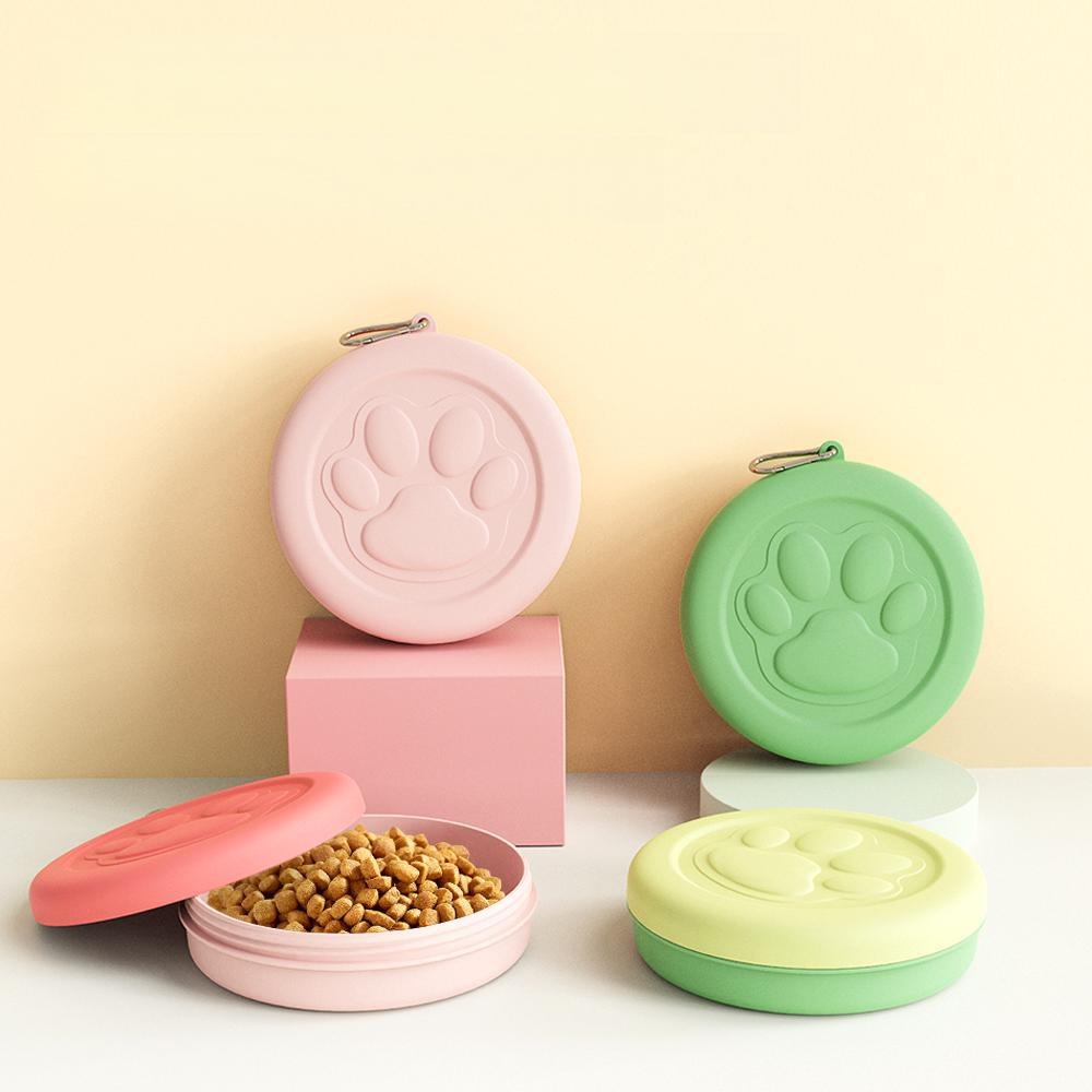 ชามอาหารสัตว์เลี้ยงพกพาอเนกประ - Food Snacks For Hiking บทวิจารณ์และราคา