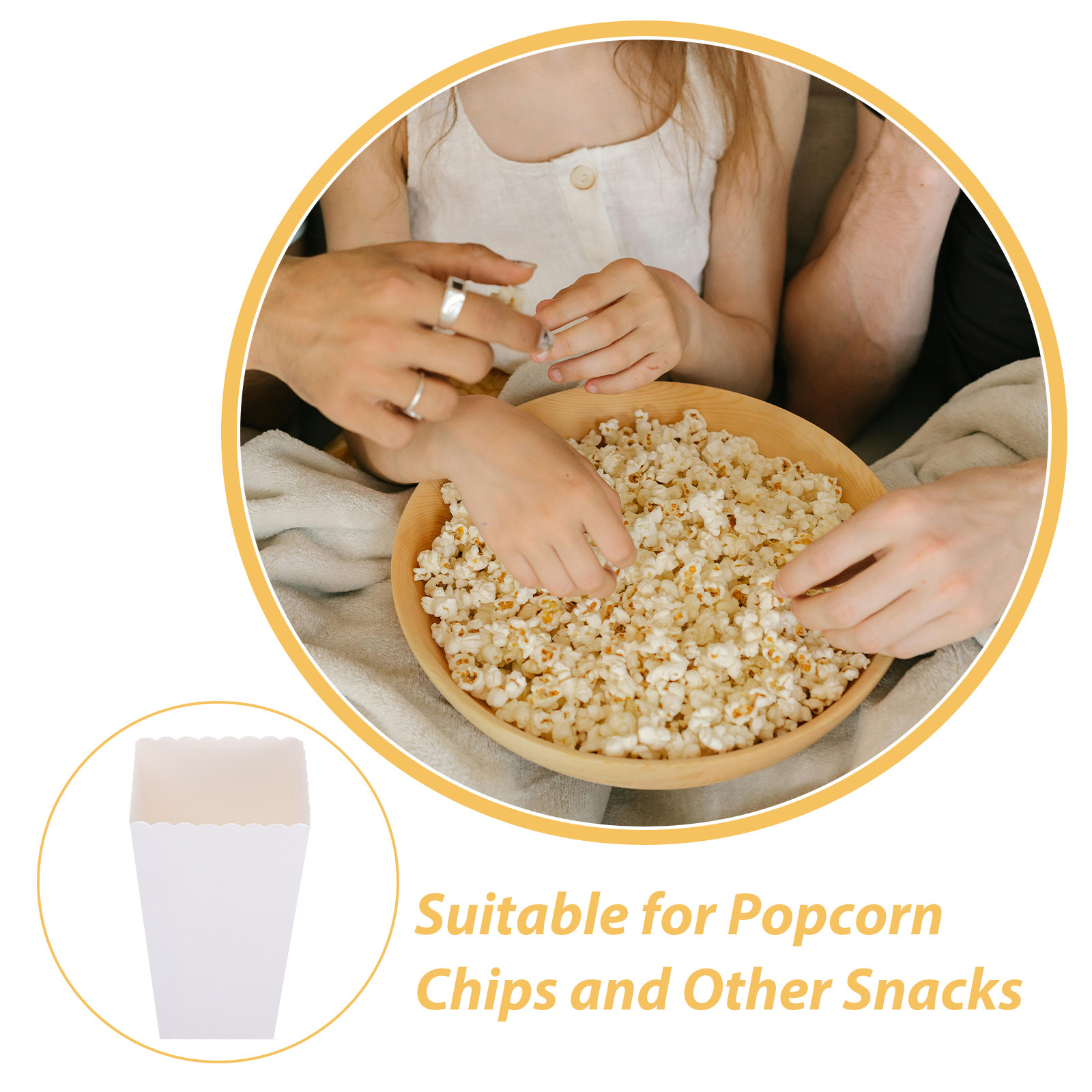 กล่องป๊อปคอร์นแบบใช้แล้วทิ้งสำ - Food Snacks Box บทวิจารณ์และราคา