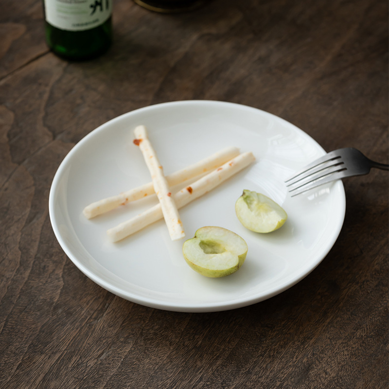 จานลึกพอร์ซเลนสีขาว Dehua ขนาด - Food Snacks At Home บทวิจารณ์และราคา