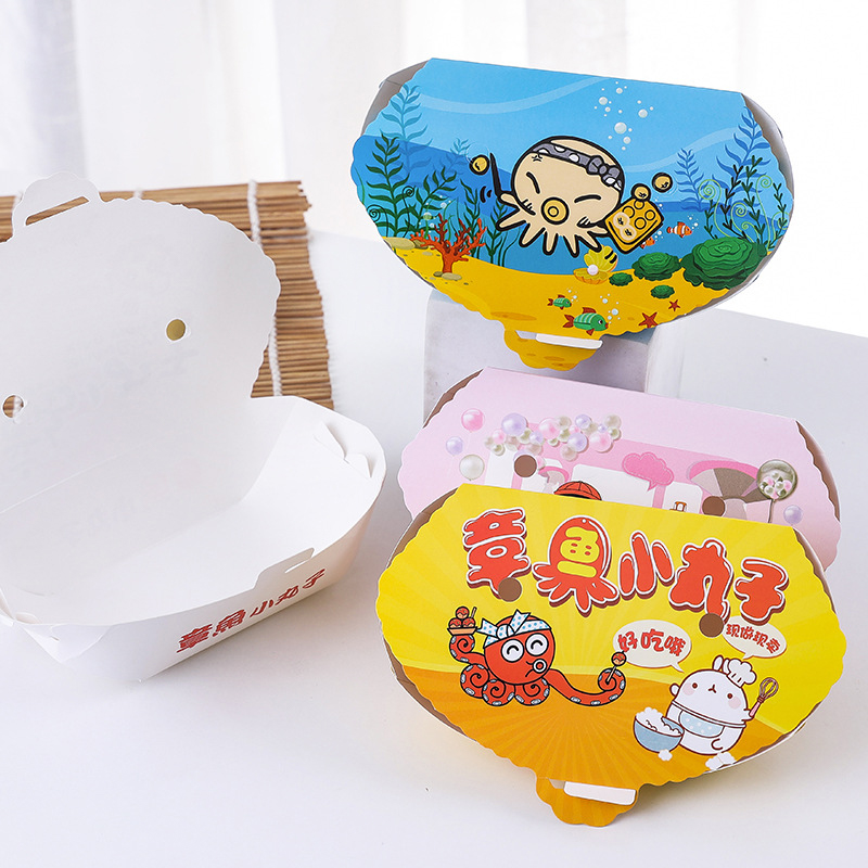 กล่องบรรจุภัณฑ์ทาโกะยากิแบบใช้ - Food Snacks Box บทวิจารณ์และราคา