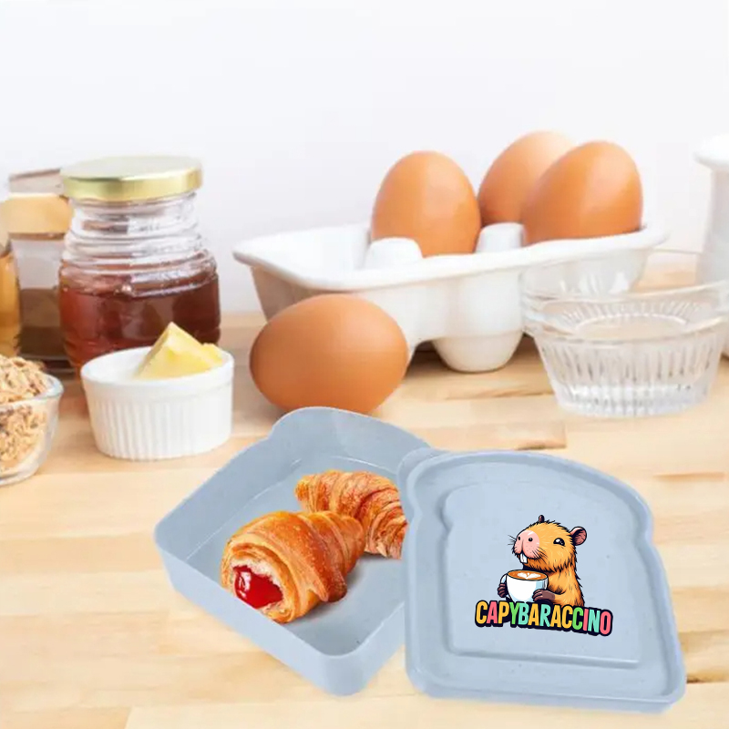 กล่องเก็บอาหารลายคาปิบารา สำหร - Food Snacks Box บทวิจารณ์และราคา