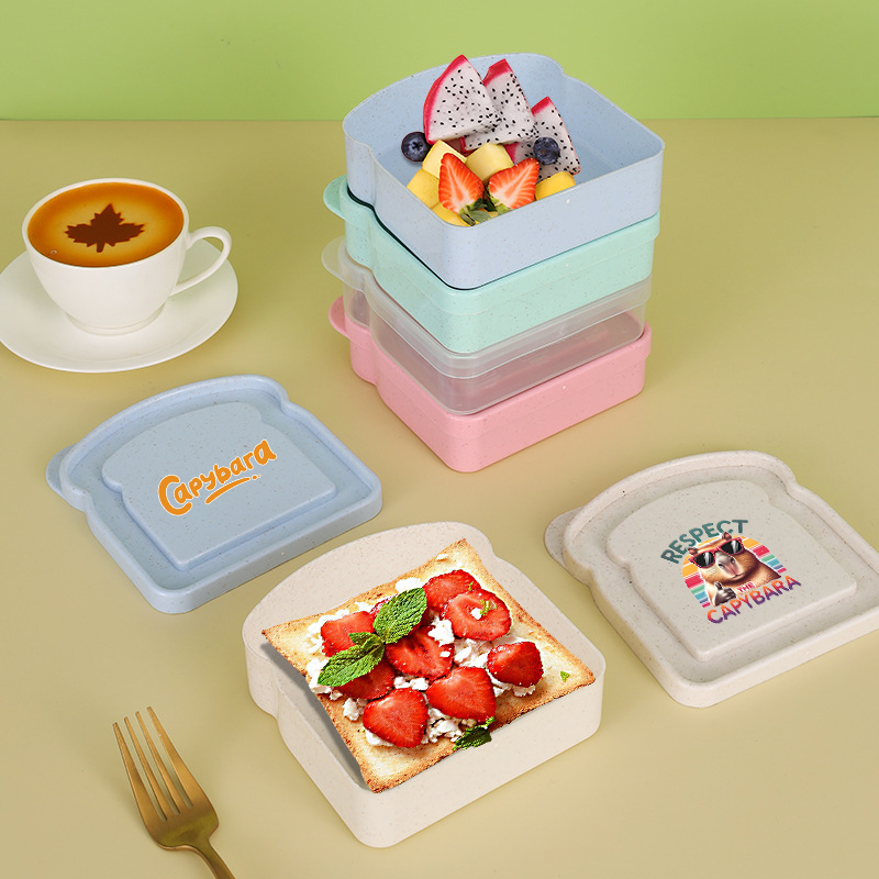 กล่องเก็บอาหารลายคาปิบารา สำหร - Food Snacks Box บทวิจารณ์และราคา