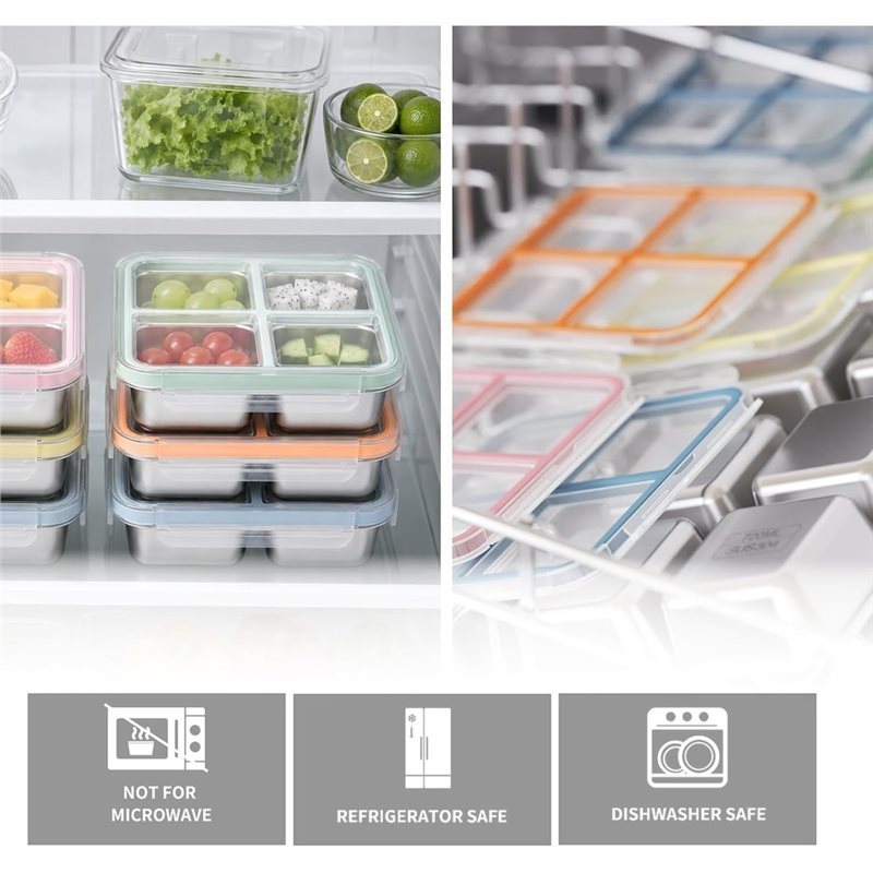 GIGI ชุดกล่องใส่อาหารว่างสแตนเ - Food Snacks Box บทวิจารณ์และราคา