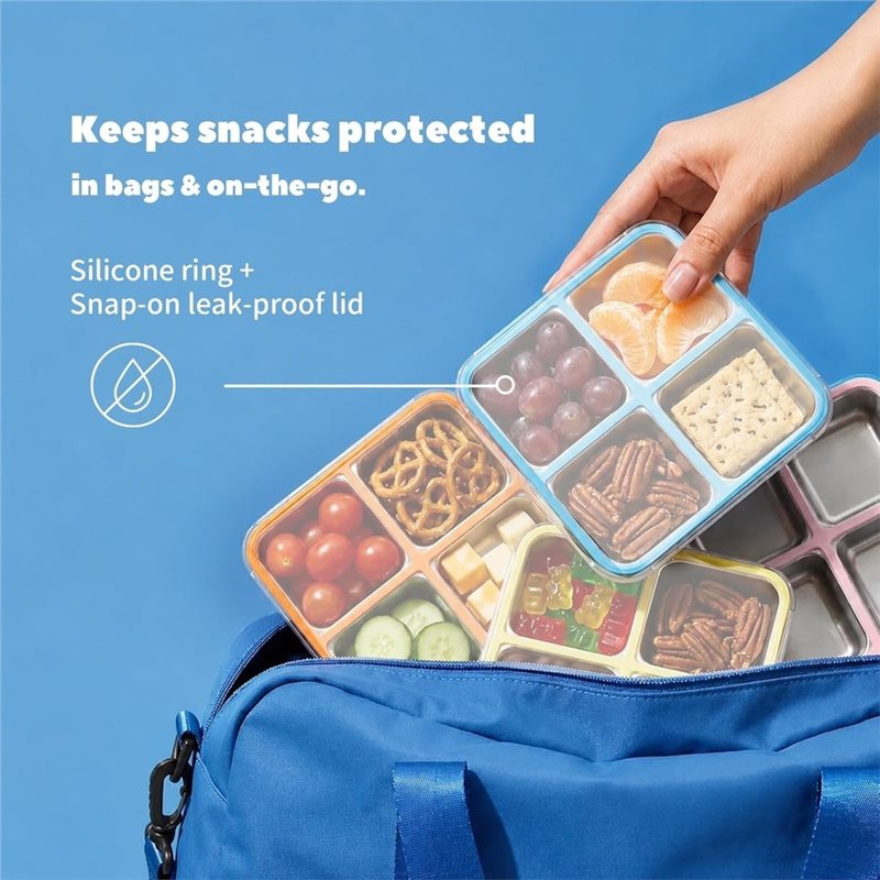 GIGI ชุดกล่องใส่อาหารว่างสแตนเ - Food Snacks Box บทวิจารณ์และราคา