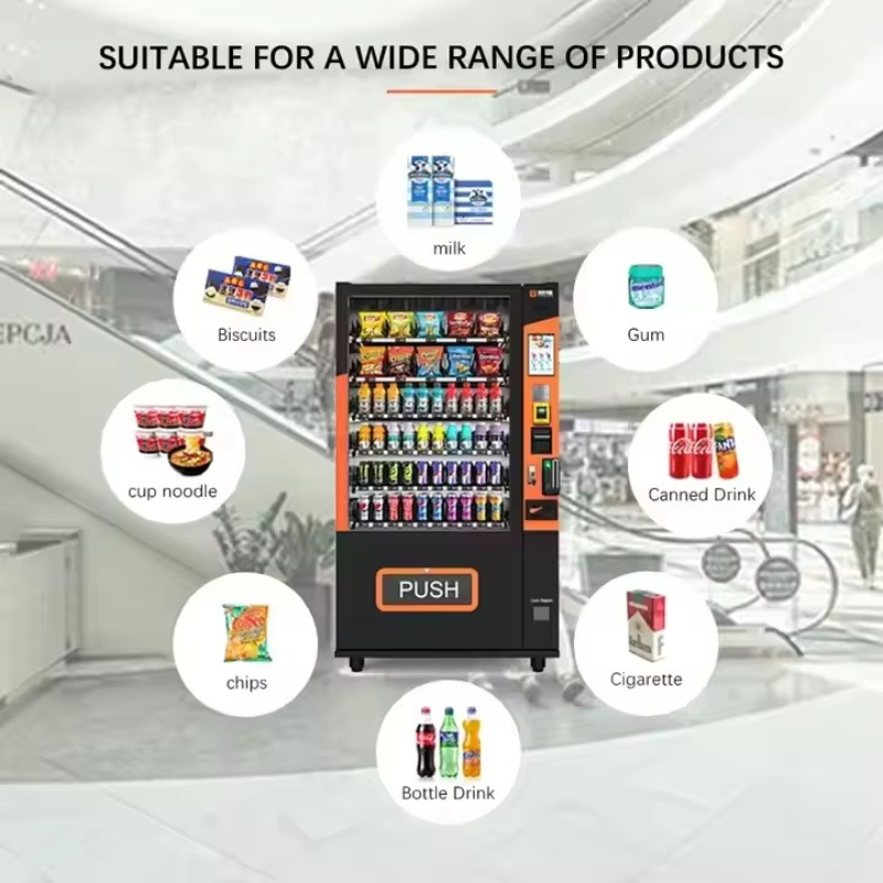 ตู้จำหน่ายสินค้าอัตโนมัติแบบสั - Food Snacks Vending Machine บทวิจารณ์และราคา