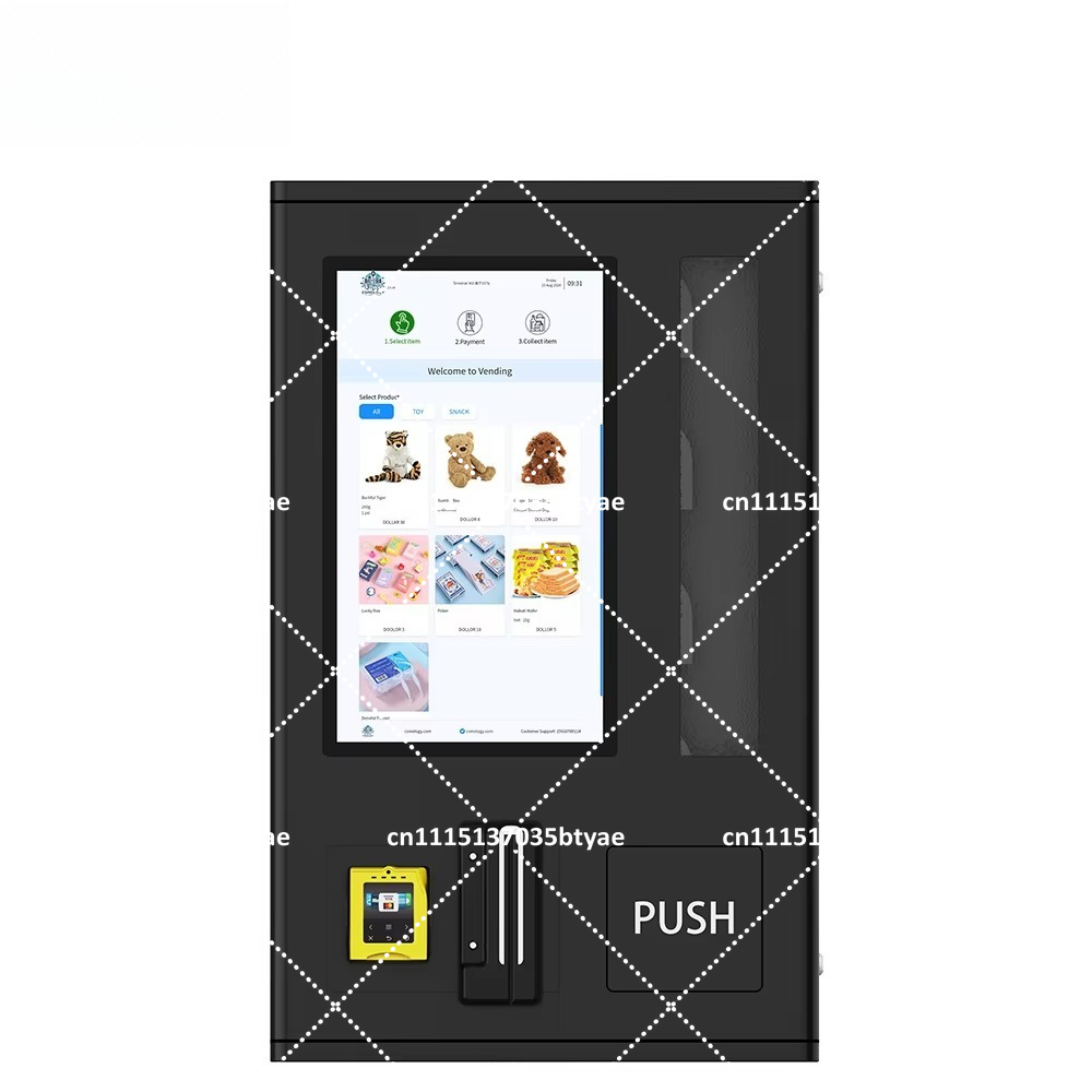 ตู้จำหน่ายสินค้าอัตโนมัติขนาดใ - Food Snacks Vending Machine บทวิจารณ์และราคา