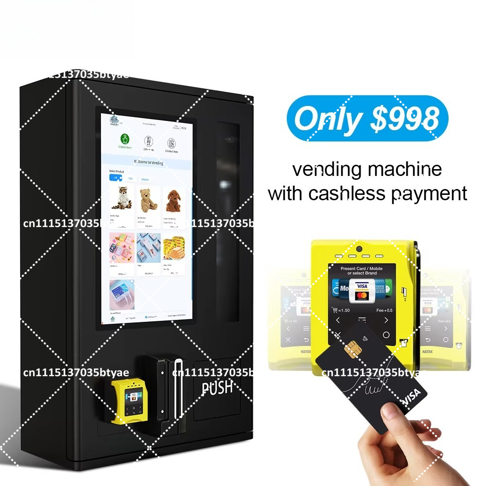 ตู้จำหน่ายสินค้าอัตโนมัติขนาดใ - Food Snacks Vending Machine บทวิจารณ์และราคา