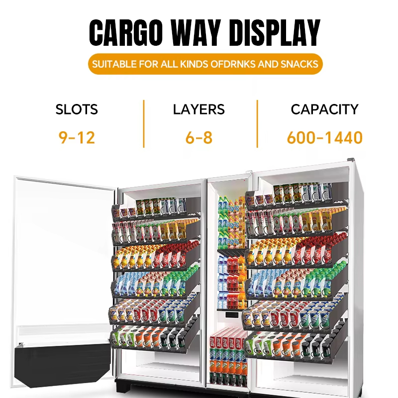 ตู้จำหน่ายเครื่องดื่มเย็นอัตโน - Food Snacks Vending Machine บทวิจารณ์และราคา