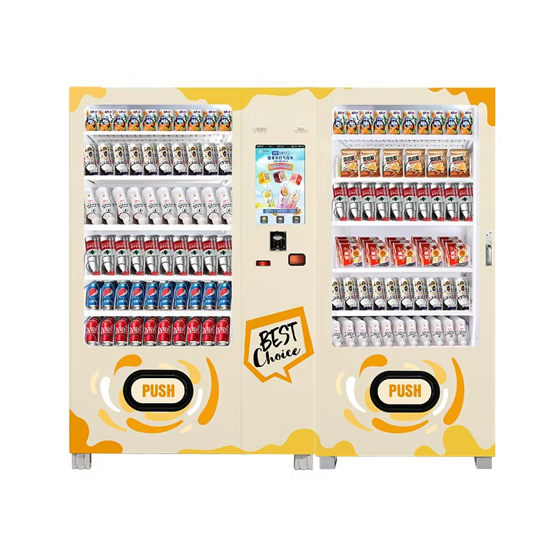 ตู้จำหน่ายเครื่องดื่มเย็นอัตโน - Food Snacks Vending Machine บทวิจารณ์และราคา