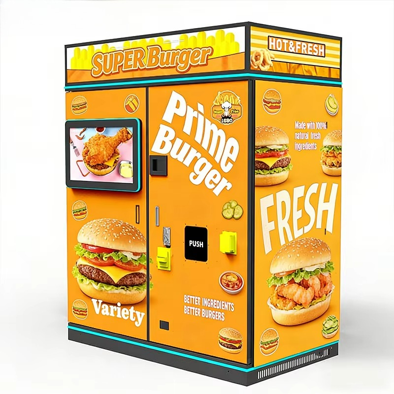 เครื่องจำหน่ายอาหารจานด่วนอัตโ - Food Snacks Vending Machine บทวิจารณ์และราคา