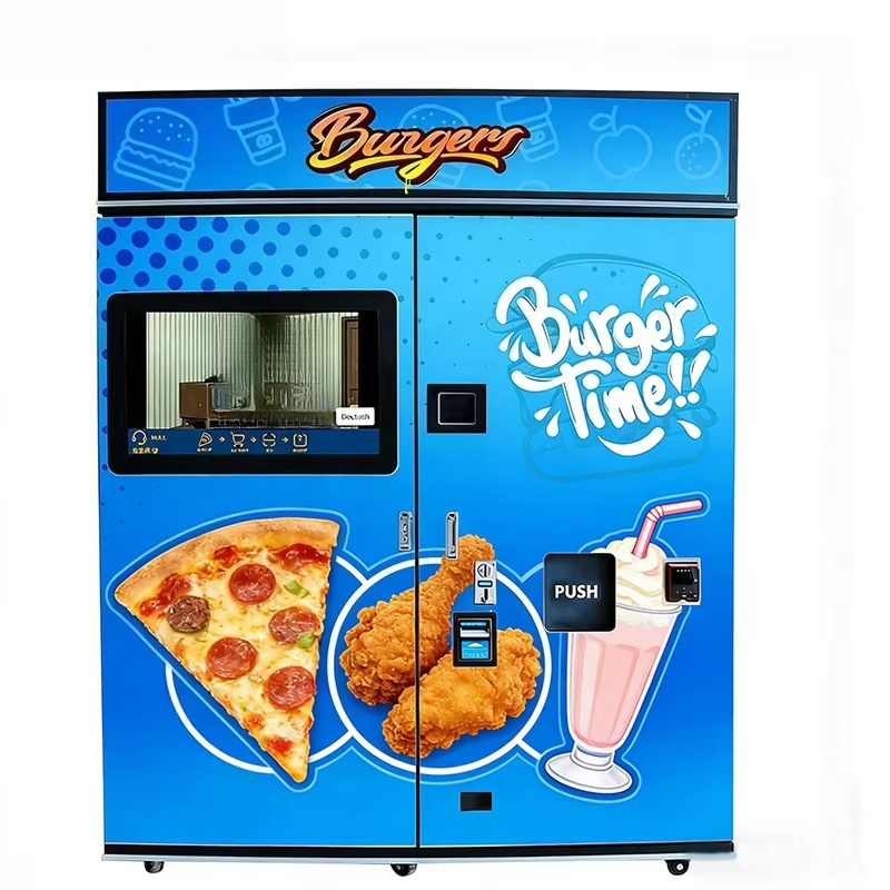เครื่องจำหน่ายอาหารจานด่วนอัตโ - Food Snacks Vending Machine บทวิจารณ์และราคา