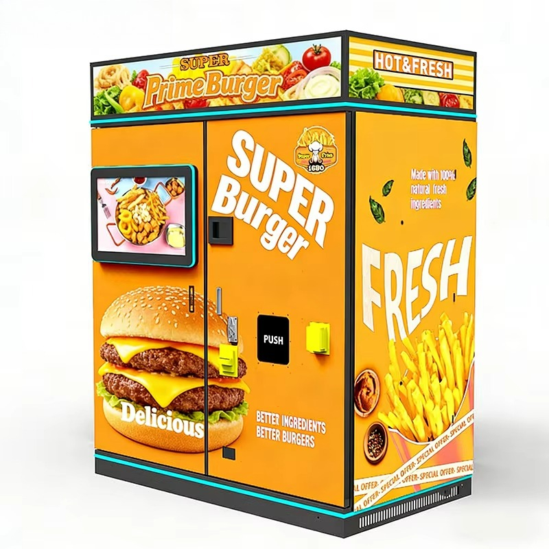 เครื่องจำหน่ายอาหารจานด่วนอัตโ - Food Snacks Vending Machine บทวิจารณ์และราคา