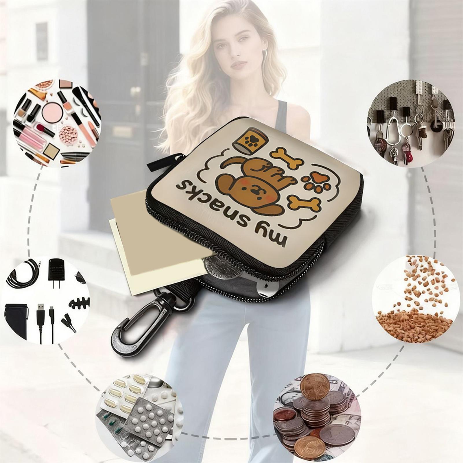 กระเป๋าใส่ขนมสุนัขแบบพกพา กระเ - Food Snacks For Hiking บทวิจารณ์และราคา